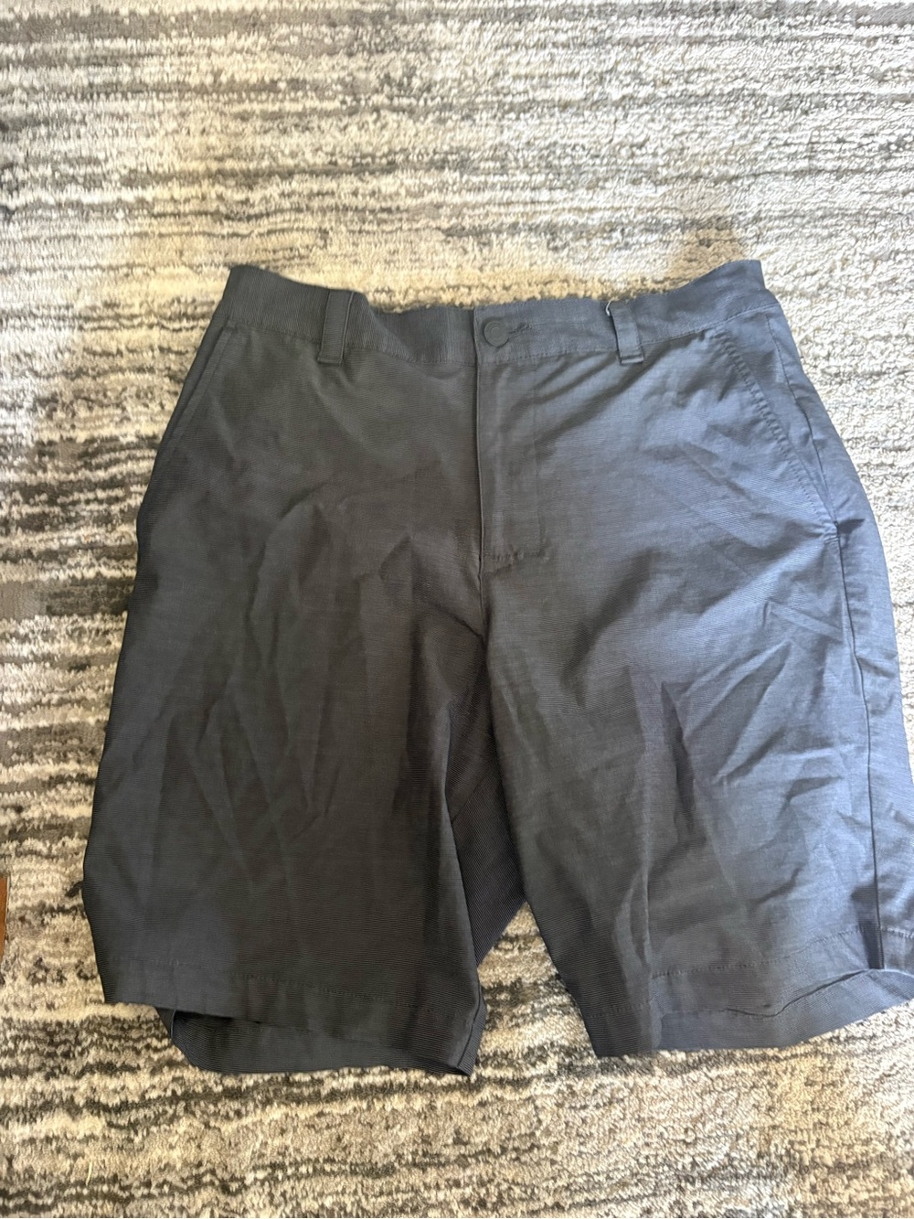 Banana Republic Men's Black Flat Front Shorts